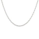 Collier argent maille jaseron ronde - 42CM