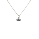 Luckyteam bijoux femme argent 925 collier oeil lapis lazulis
