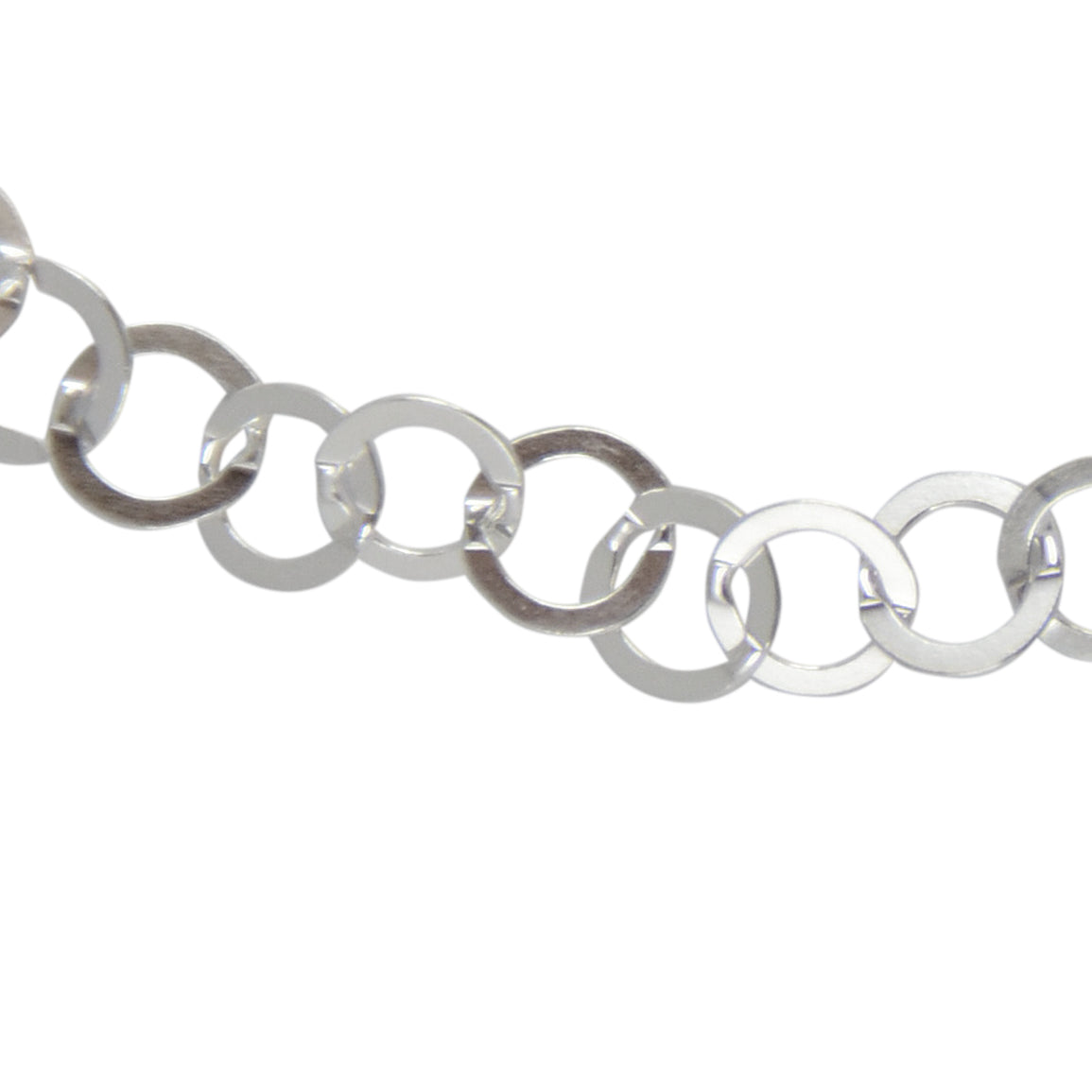 Bracelet argent maille ronde