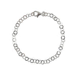 Bracelet argent maille ronde