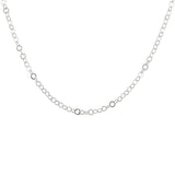 Collier argent maille ronde