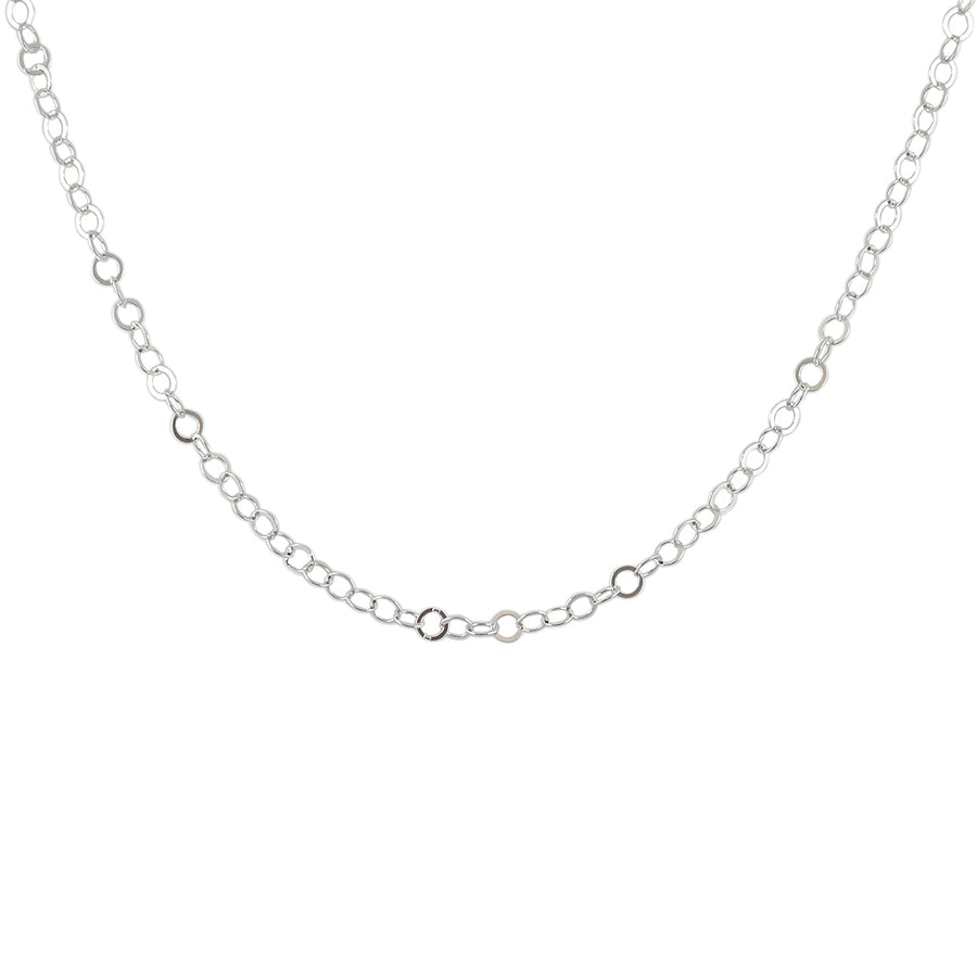 Collier argent maille ronde