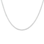 Collier argent maille rombo