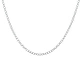 Collier argent maille rombo