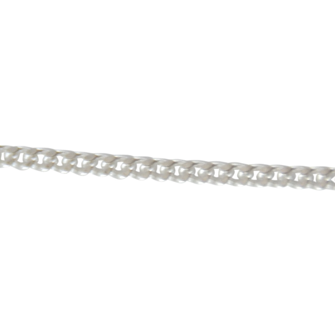 Collier argent maille gourmette limée 2 faces