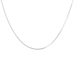 Collier argent maille gourmette limée 2 faces