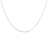 Collier argent maille gourmette limée 2 faces