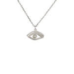 Collier en argent 925 oeil et pierre - LABRADORITE
