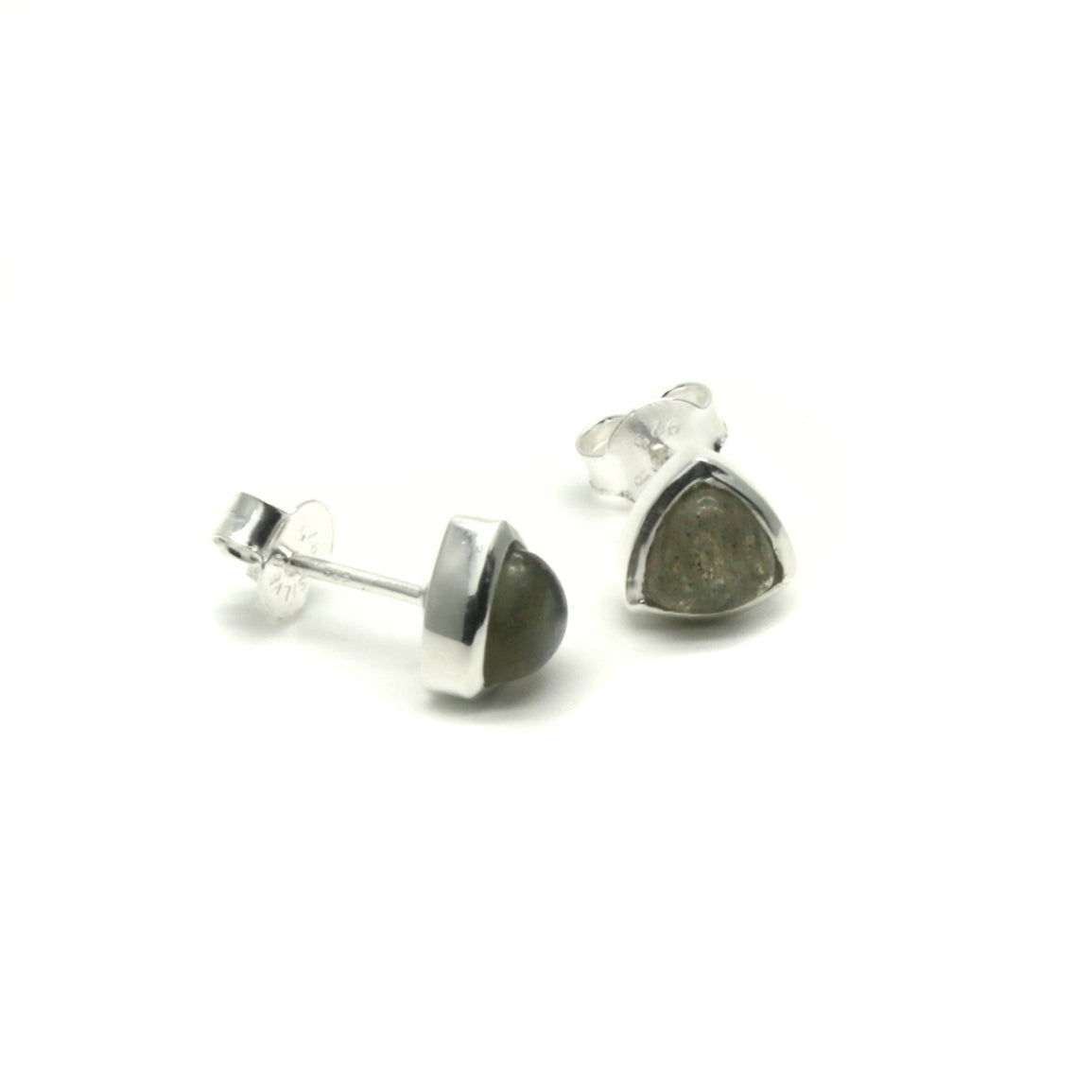 Boucles d’oreilles en argent 925 et labradorite