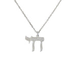 Collier grand haï argent 925 et zircons blancs