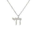 Collier grand haï argent 925 et zircons blancs