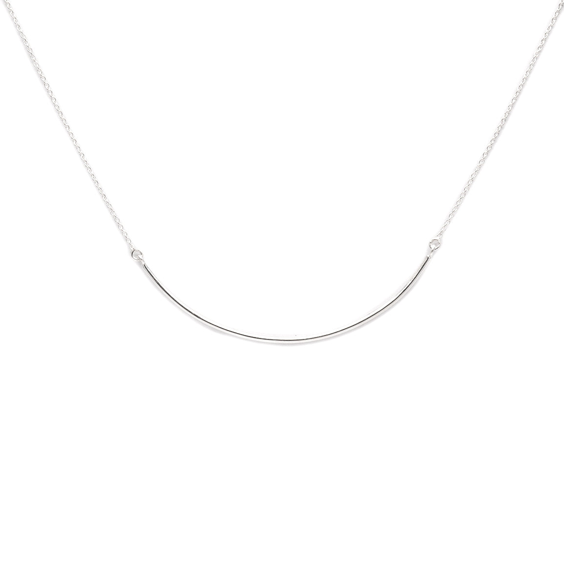 Collier argent 925 tube arrondi
