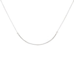 Collier argent 925 tube arrondi