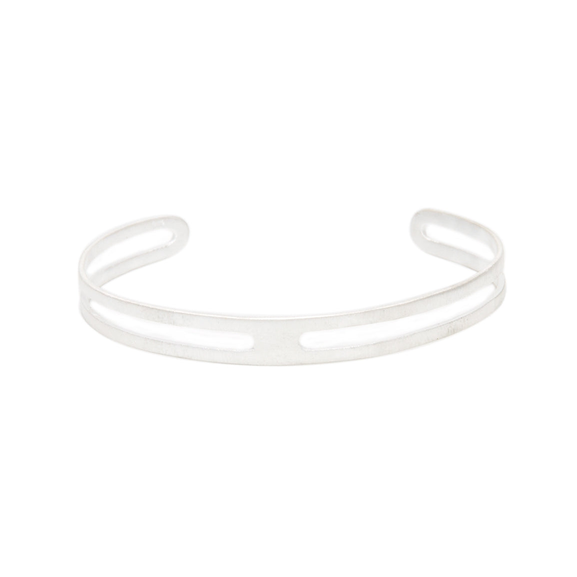 Bracelet jonc argent 925 brossé mat