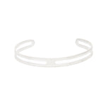 Bracelet jonc argent 925 brossé mat