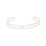 Bracelet jonc argent 925 brossé mat
