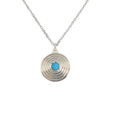 Collier argent 925 et turquoise