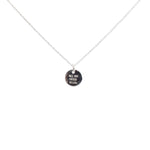 Collier chaine argent 925 médaille all we need is lol