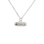 Collier argent 925 talisman lucky et étoiles