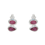 Boucles argent 925 et pierres - Boucles d’oreilles