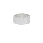 Bague striée en argent 925 - Bagues