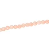 Collier perles en agate rose