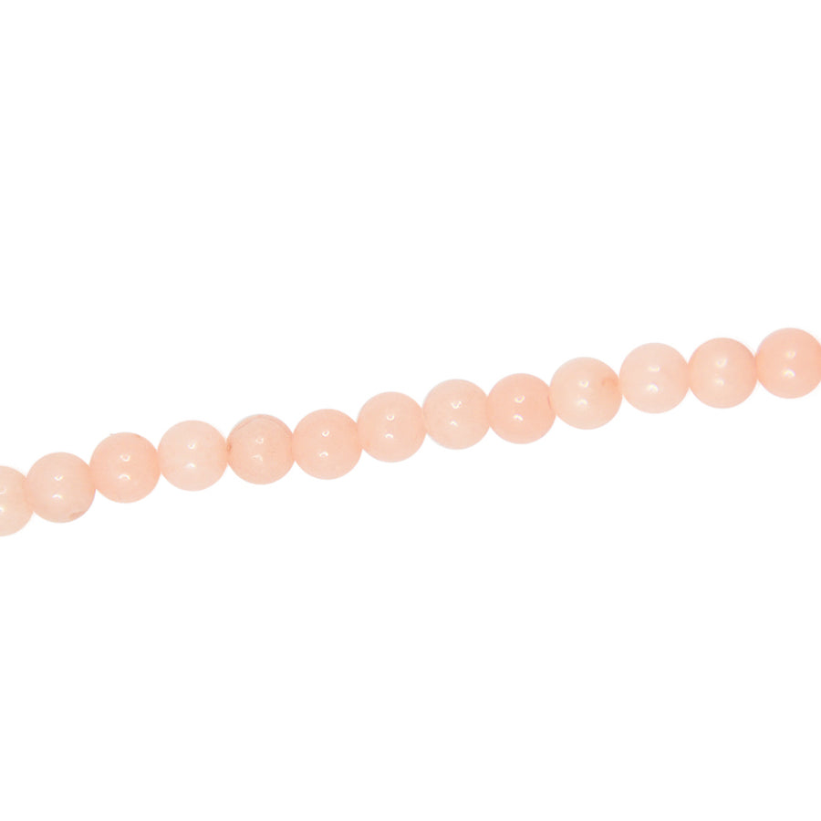 Collier perles en agate rose