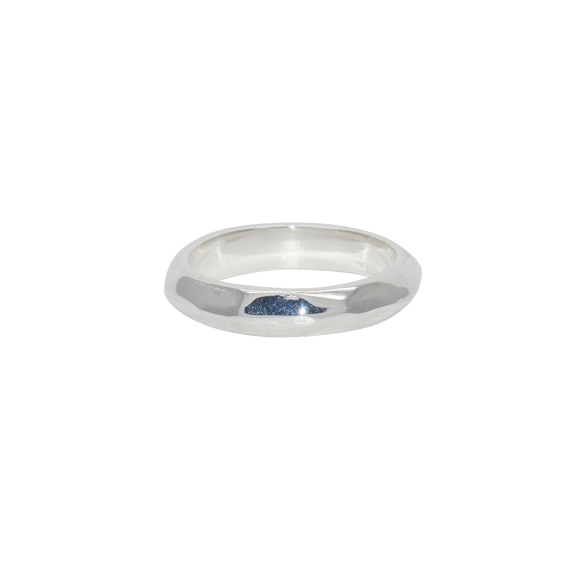 Bague anneau martelé en argent 925 - Bagues