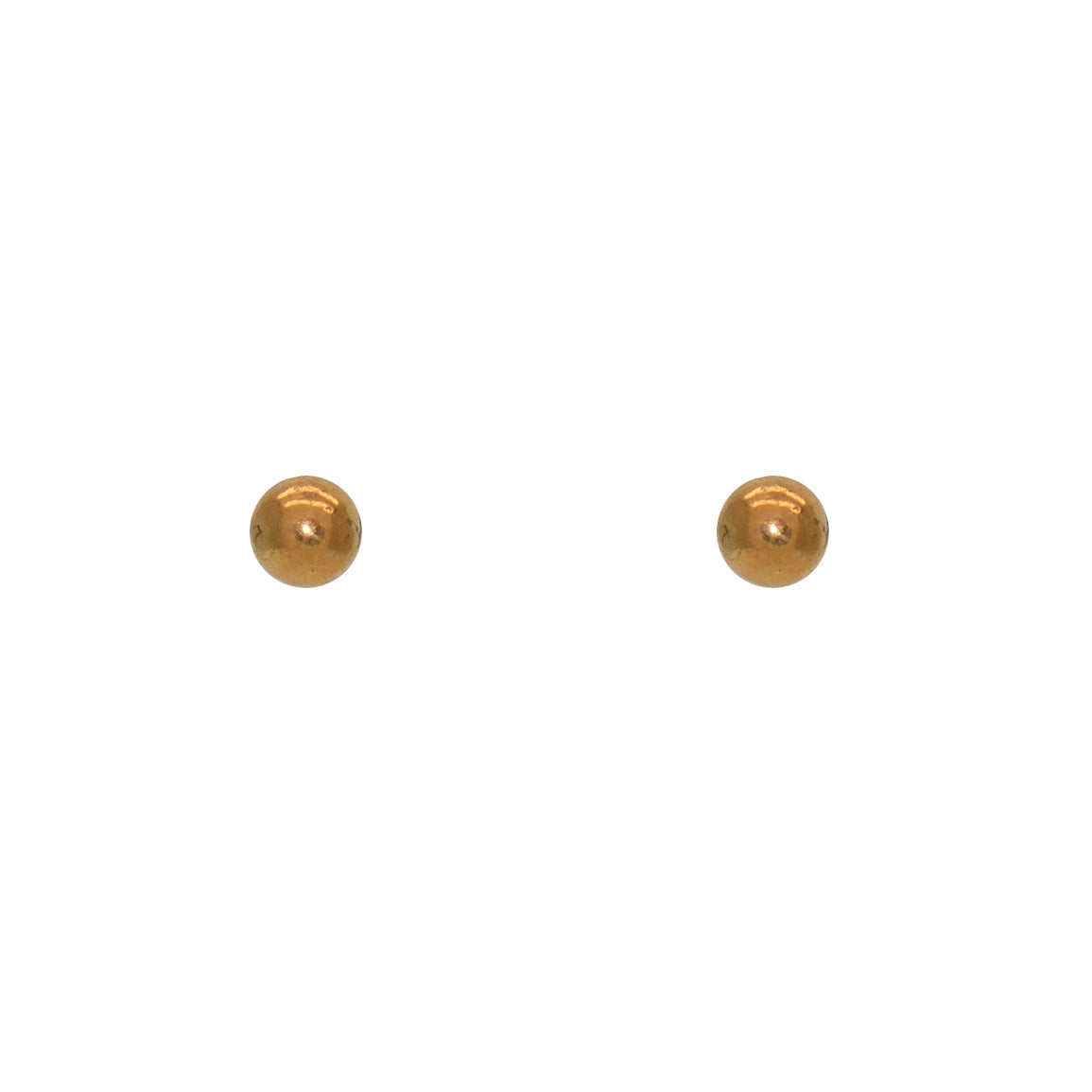 Boucles dorées boule