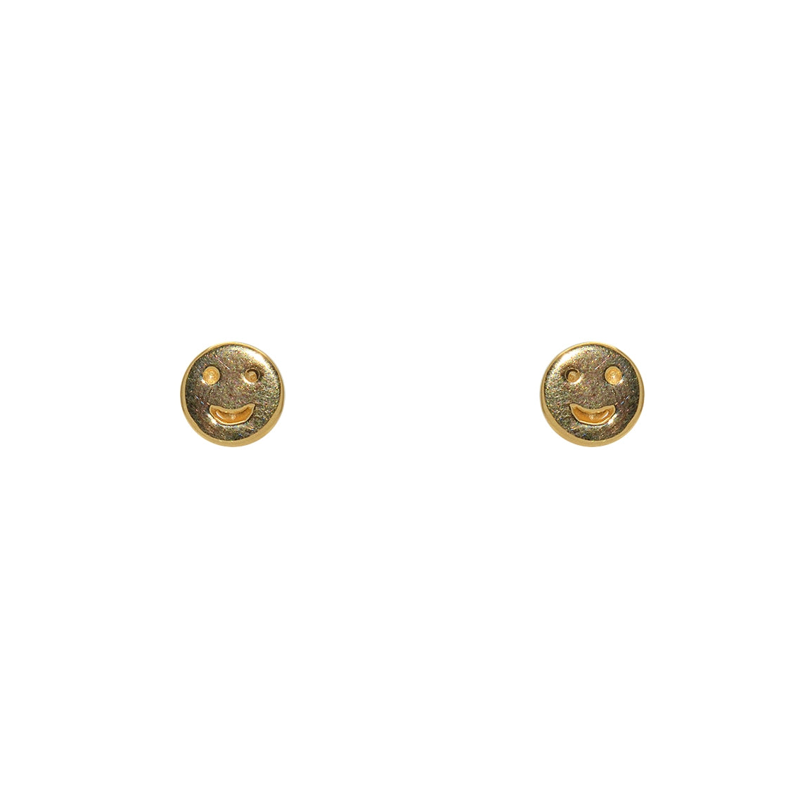 Boucles d’oreilles dorées smile