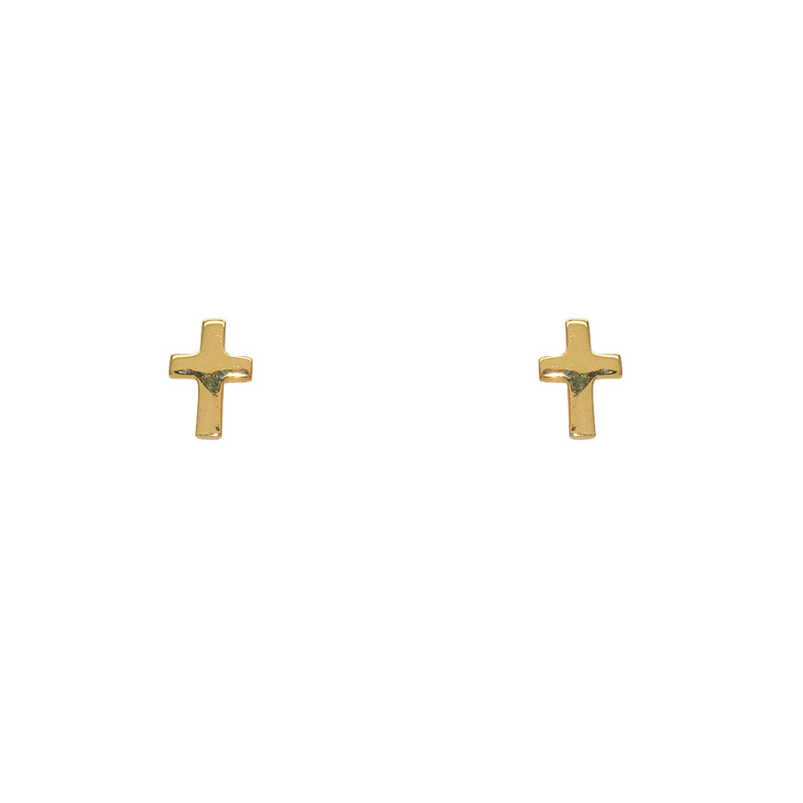 Boucles dorées croix