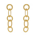Boucles dorées martelées