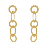 Boucles dorées martelées