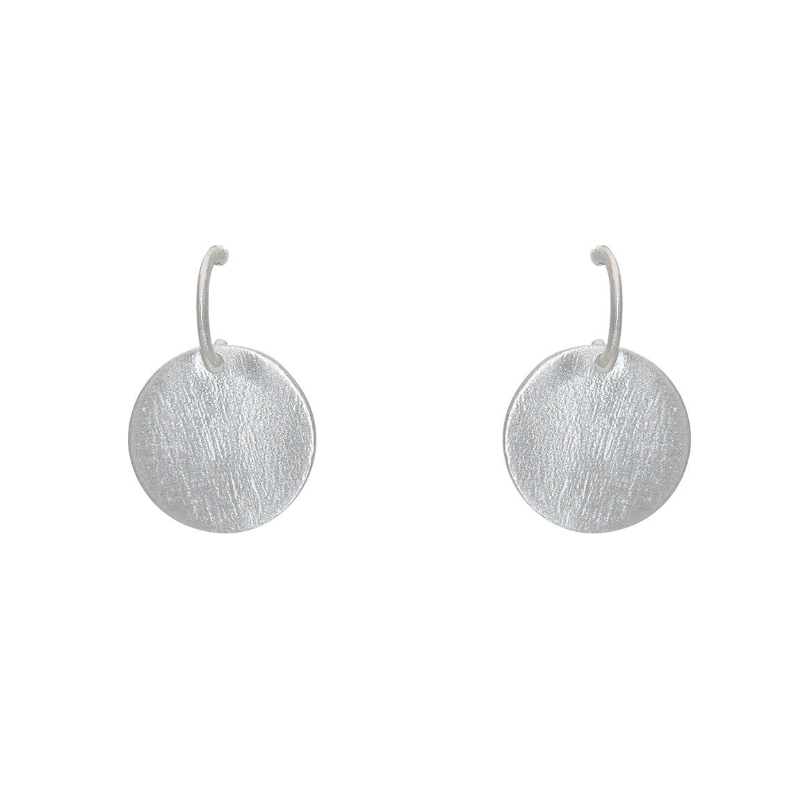 Boucles d’oreilles argent 925 brossé