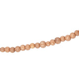 Collier perles fines en bois