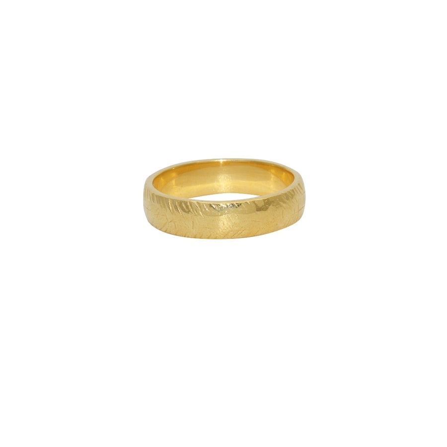 Bague anneau dorée à l’or fin 18k - Bagues