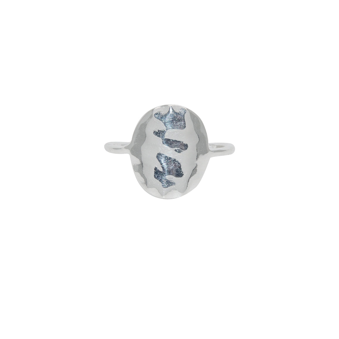 Bague martelée en argent 925 - Bagues