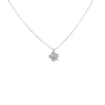 Collier argent 925 pendentif trefle