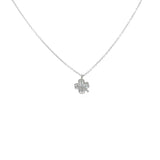 Collier argent 925 pendentif trefle