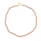 Collier perles en agate rose - 38CM