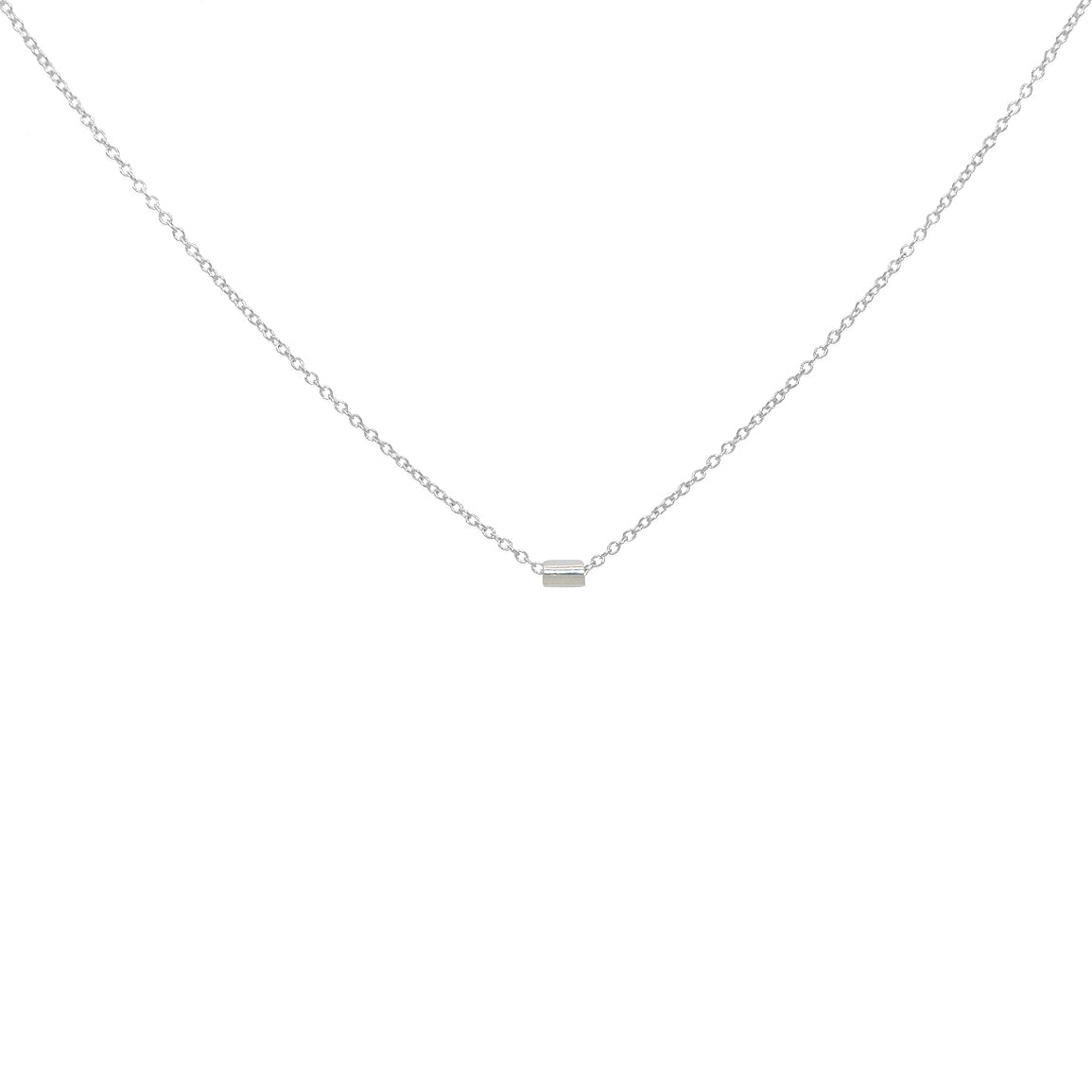 Collier argent 925 tube