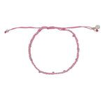 Bracelet argent 925 cordon et labradorite - ROSE