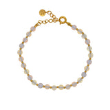 Bracelet doré et perles - OPALE
