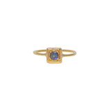 Bague dorée et pierre - Bagues