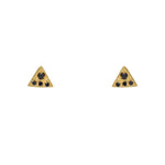 Boucles dorées et zircons - ZIRCONS NOIRS