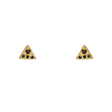 Boucles dorées et zircons - ZIRCONS NOIRS