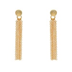 Boucles dorées pierres et chaînes - PREHNITE