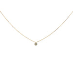 Collier or et diamant 0,23K