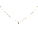 Collier or et diamant 0,23K