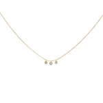 Collier or et diamants